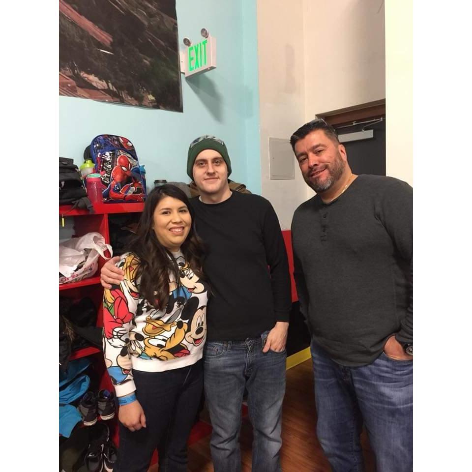 With our Dad