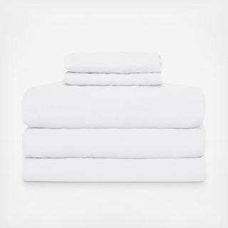 Washed Linen 4-Piece Sheet Set