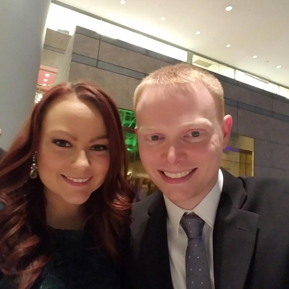Will's company's holiday party. It was casino themed so we gambled the night away with fake money! (Mostly Will. The accounting major held on to her "winnings")