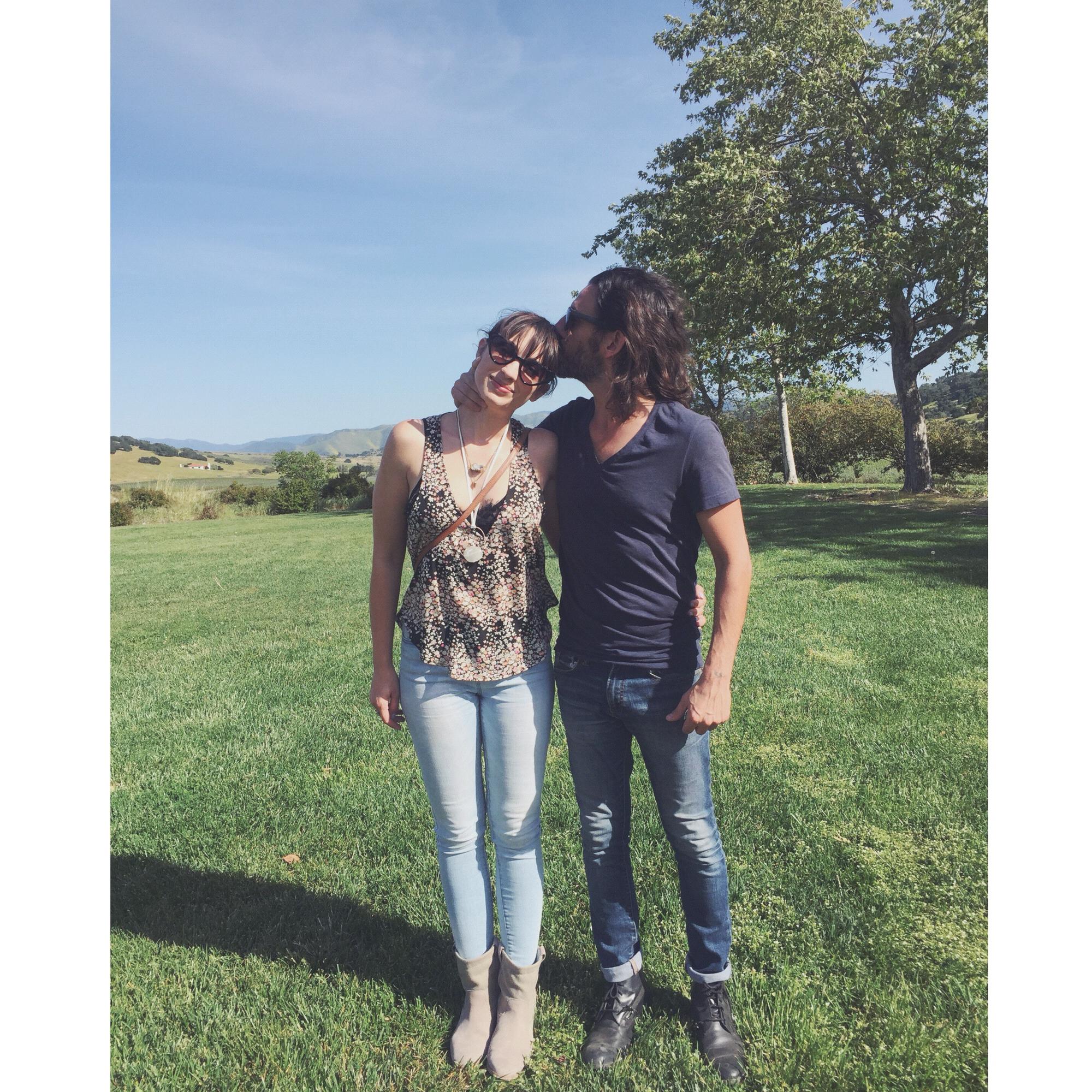 2 year anniversary wine tasting in Santa Barbara, CA