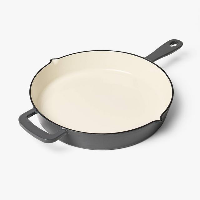 12" Enamel Skillet Gray Eclipse - Figmint™