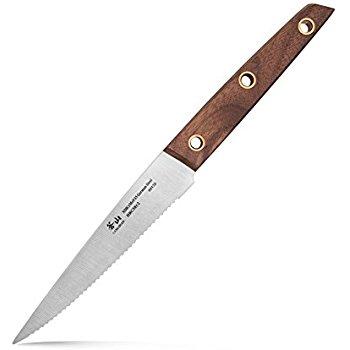 Cangshan N1 Series 59809 German Steel Forged Serrated Utility Knife, 5-Inch