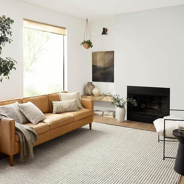 Loloi Angela Rose Colton Collection CON-02 Ivory/Black 7'-6'' x 9'-6'', .38" Pile Height, Area Rug