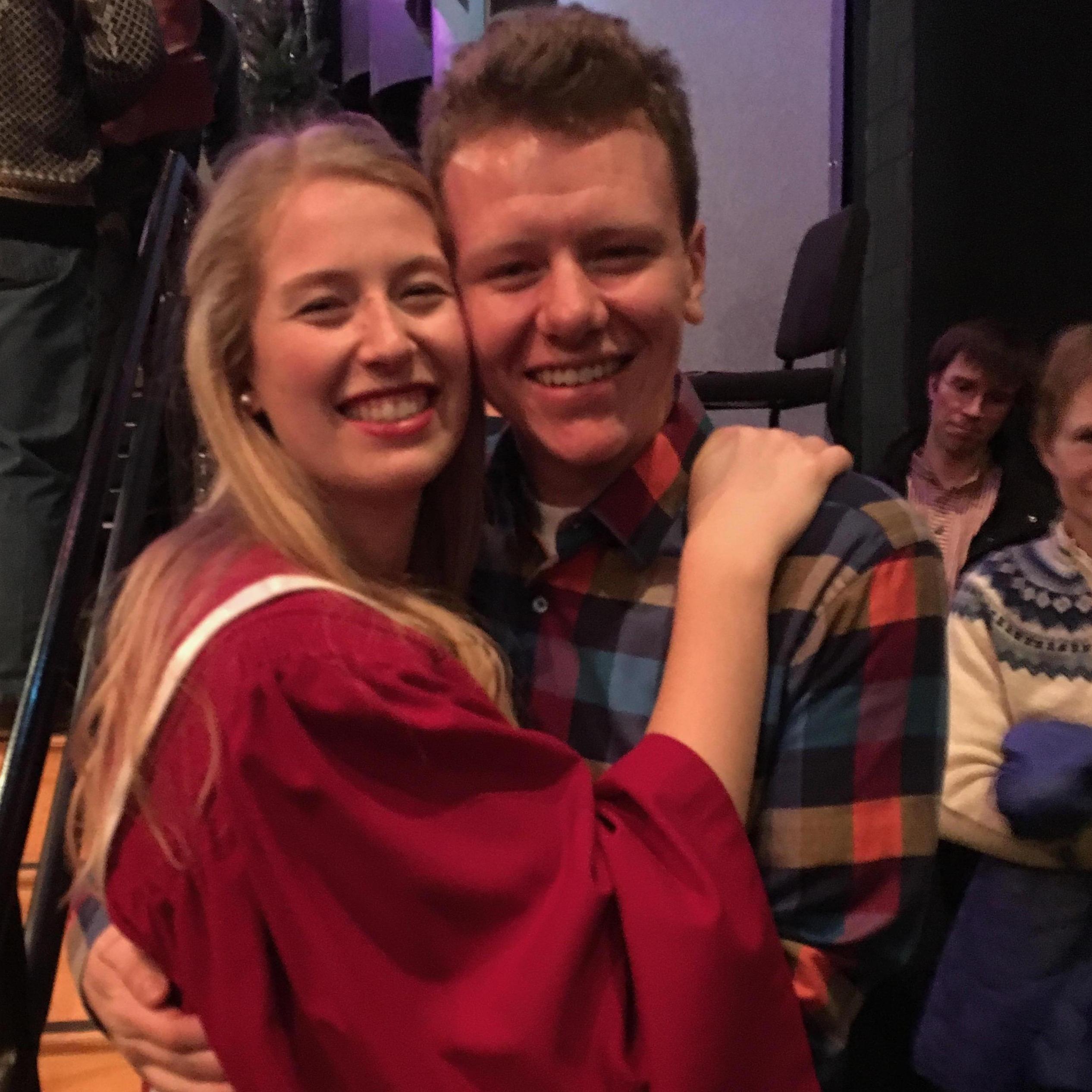 Peter has willingly attended countless choir concerts throughout college!