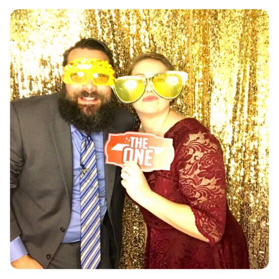 Wedding booth fun