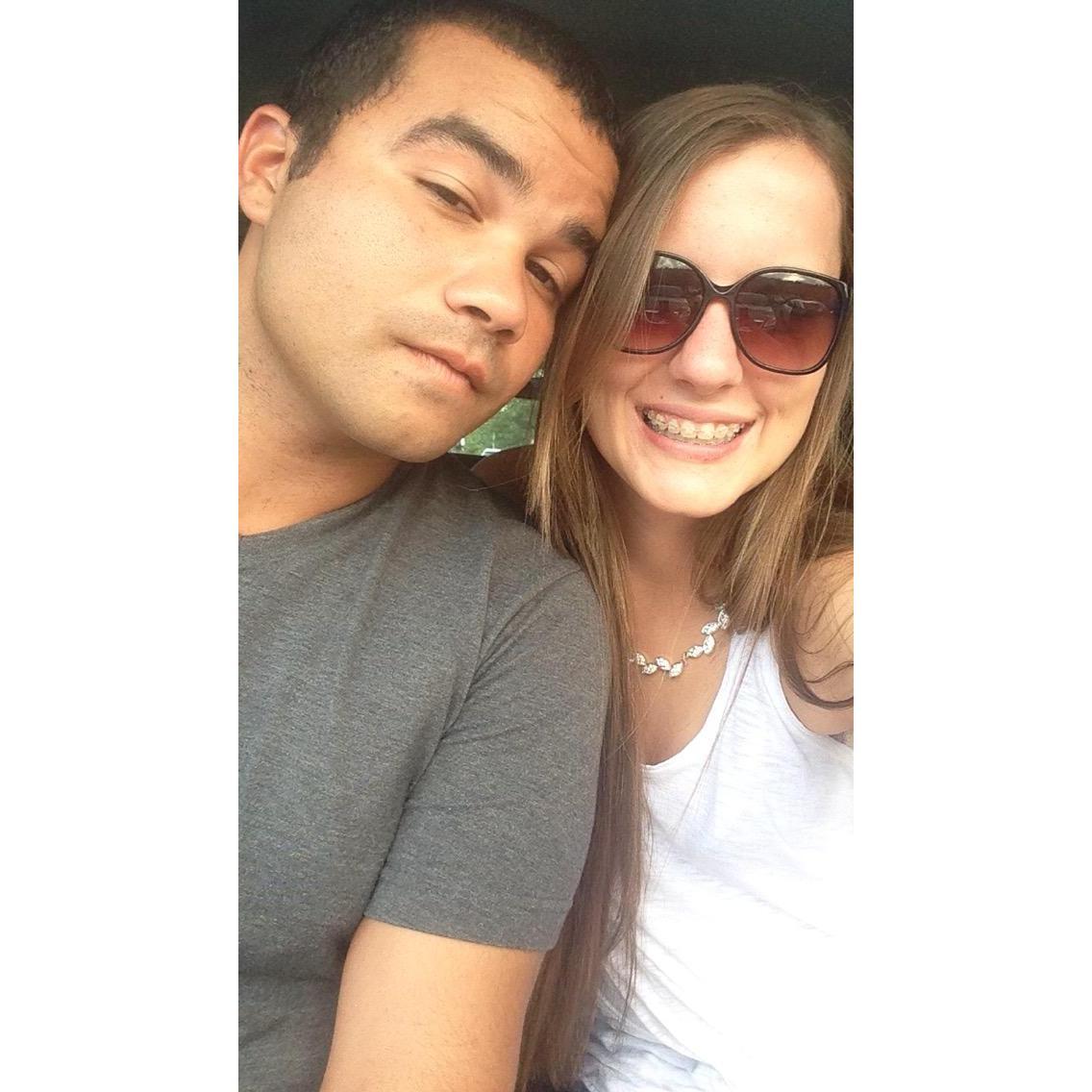 Before our first concert together.