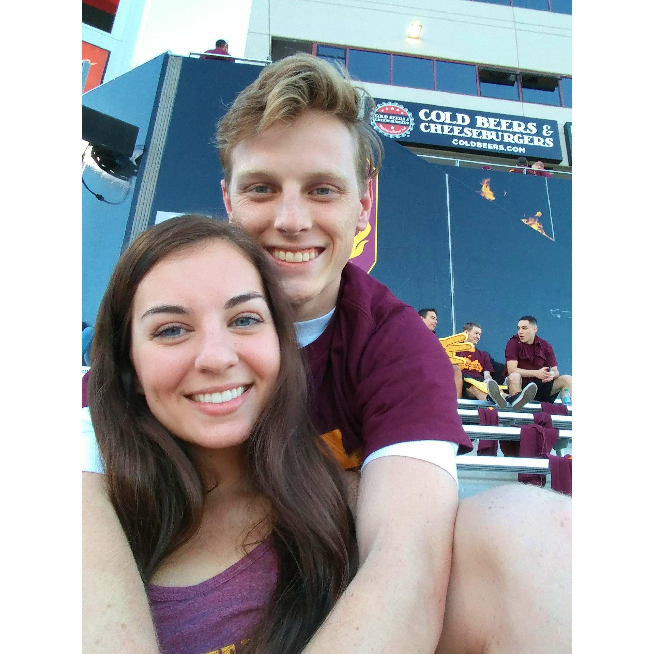 Many ASU games were attended together