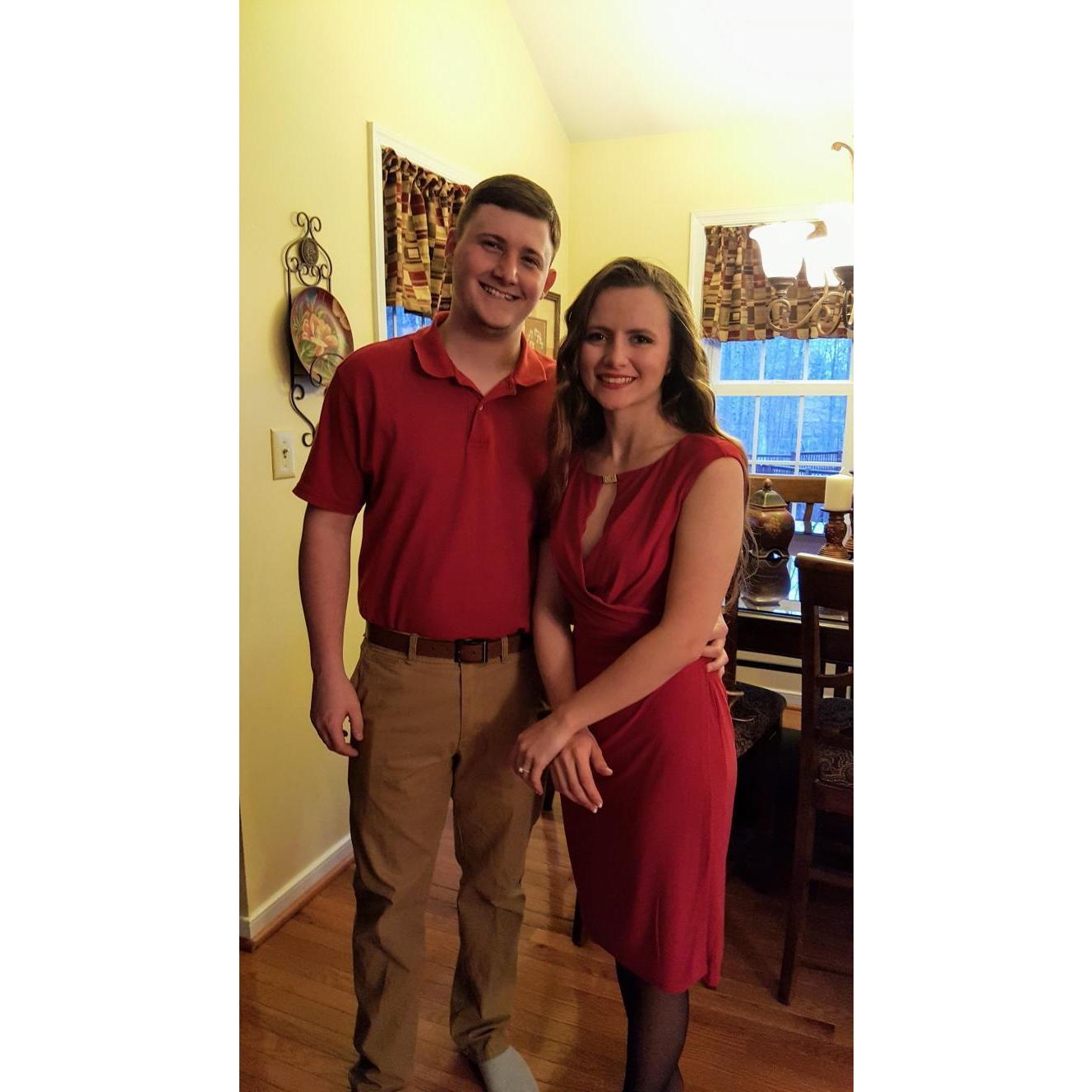 Our first Valentine's Date.