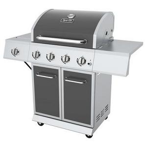 Product description page - Dyna-Glo 4 Burner Propane Gas Grill with Side Burner