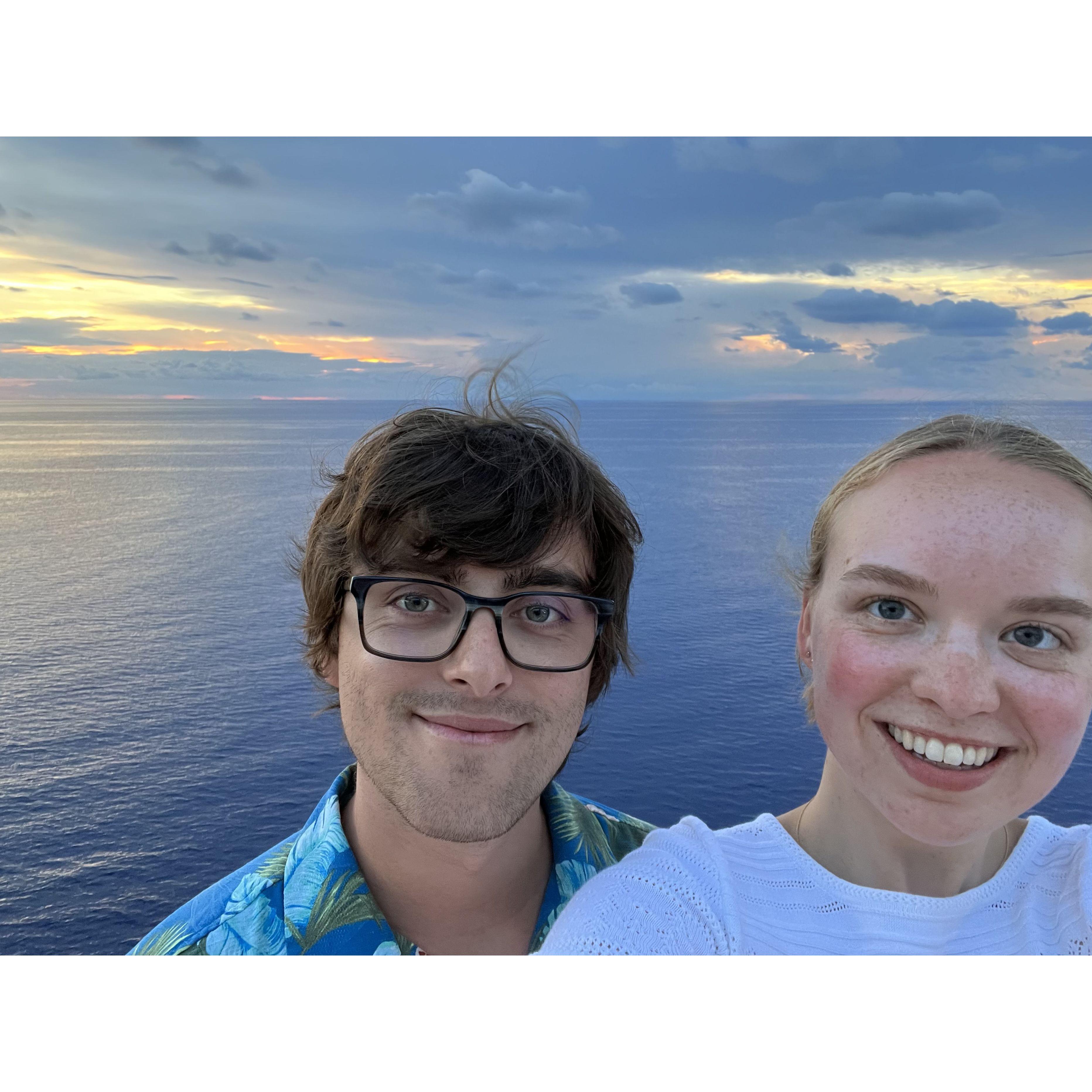 Our first cruise together in 2023