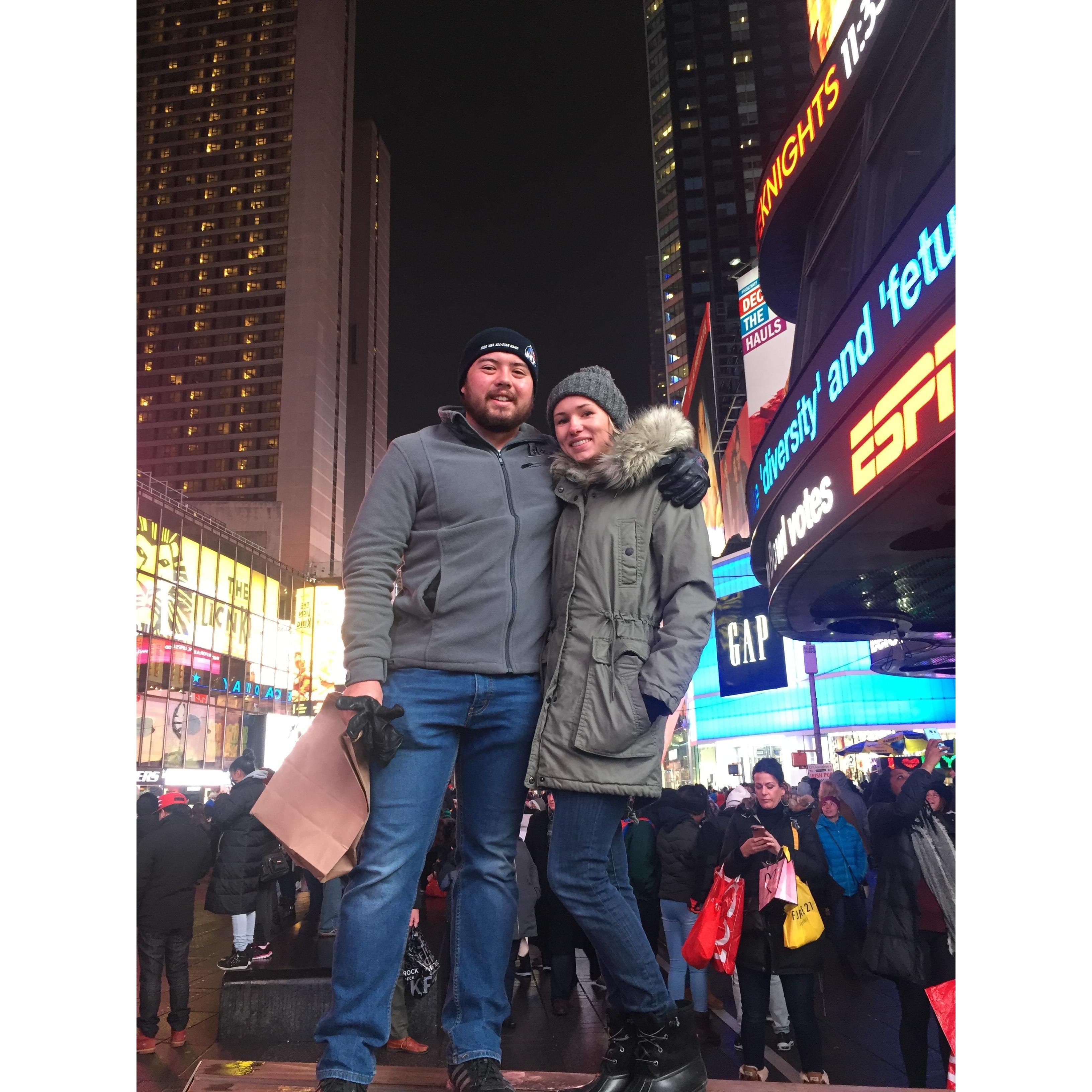 Times Square December 2017