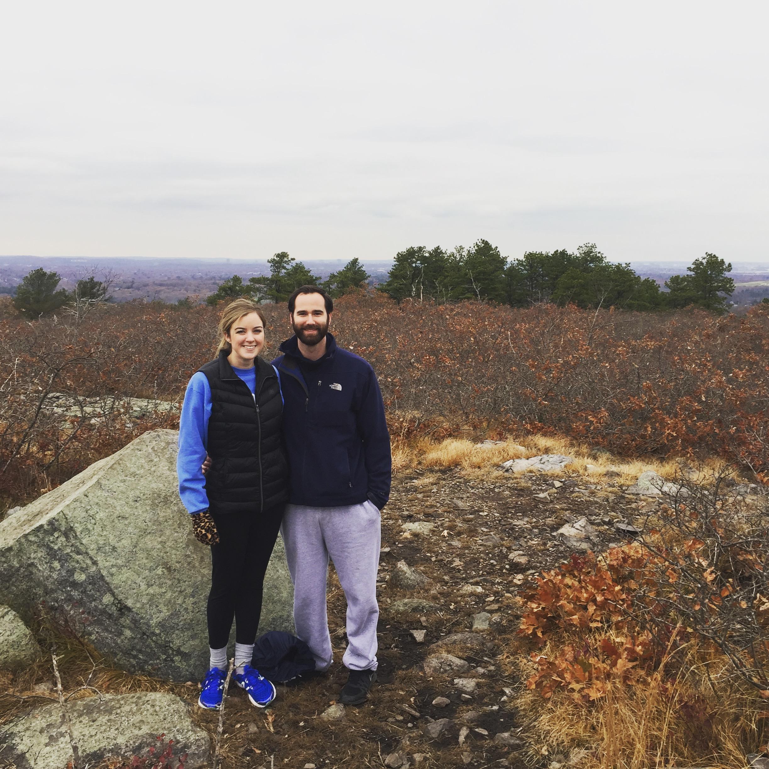 Our first hike! Also the first picture we posted online as a ~couple~.