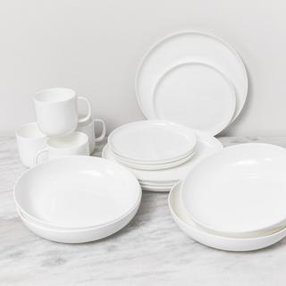 Modern Coupe 16-Piece Dinnerware Set, Service for 4