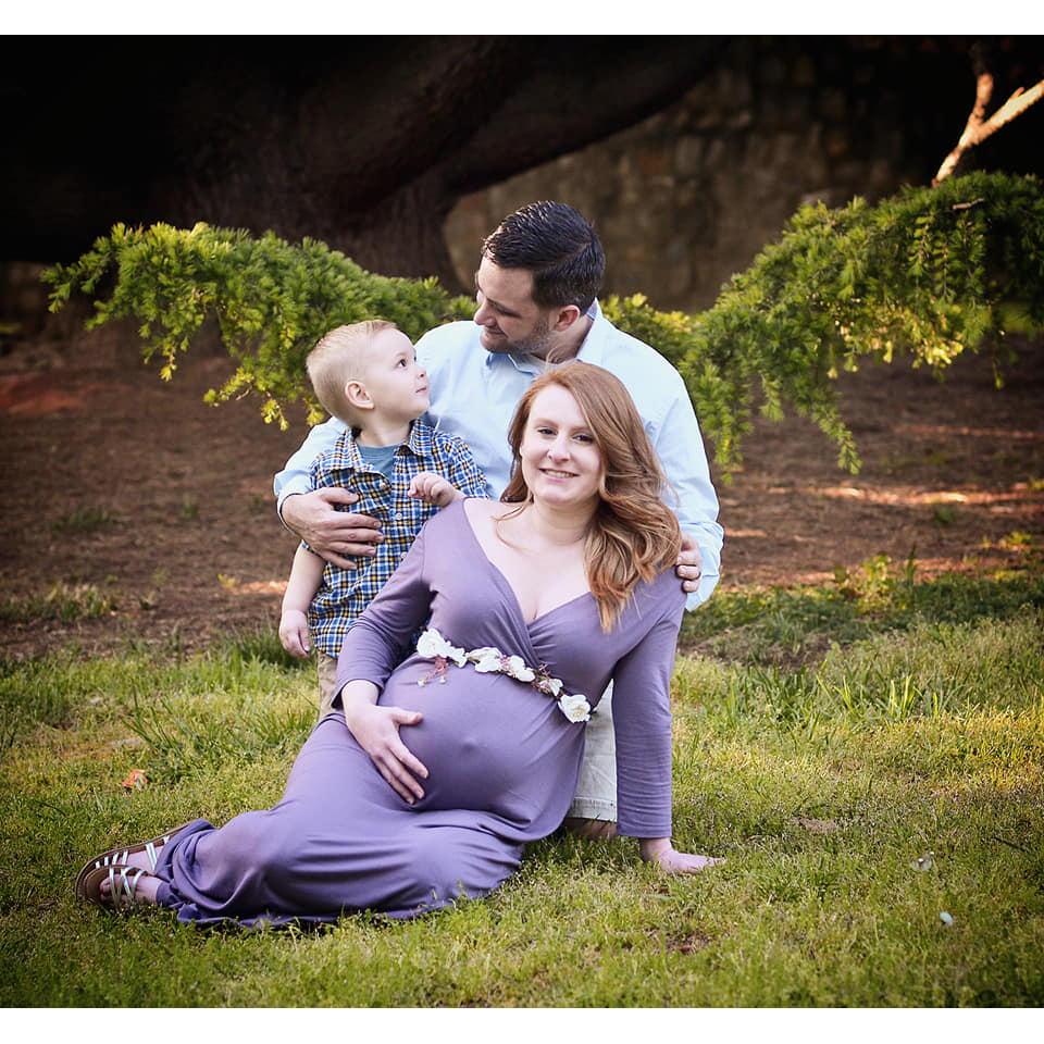 Pregnant with Aria in 2020