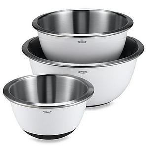 OXO Good Grips® 3-Piece Stainless Steel Mixing Bowl Set