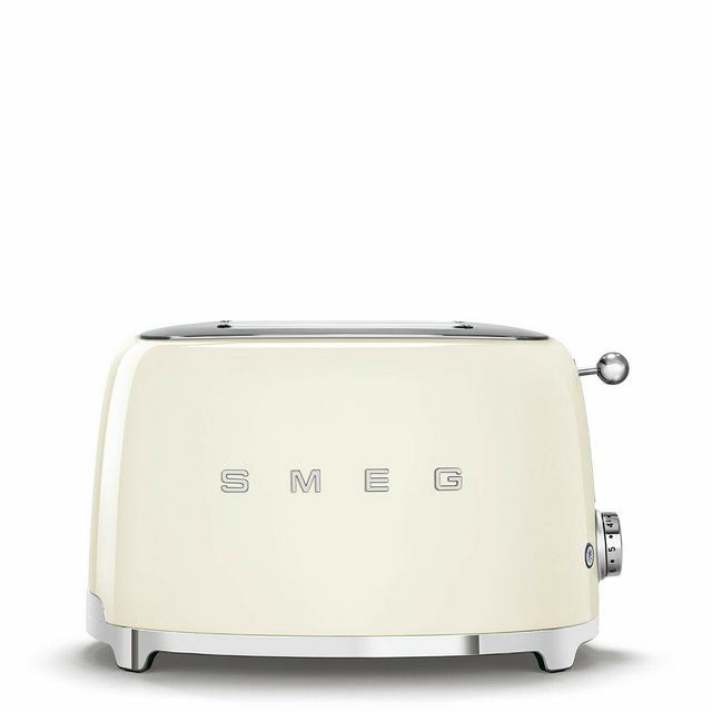 Tostadora 2×2 Smeg Crema TSF01CREU