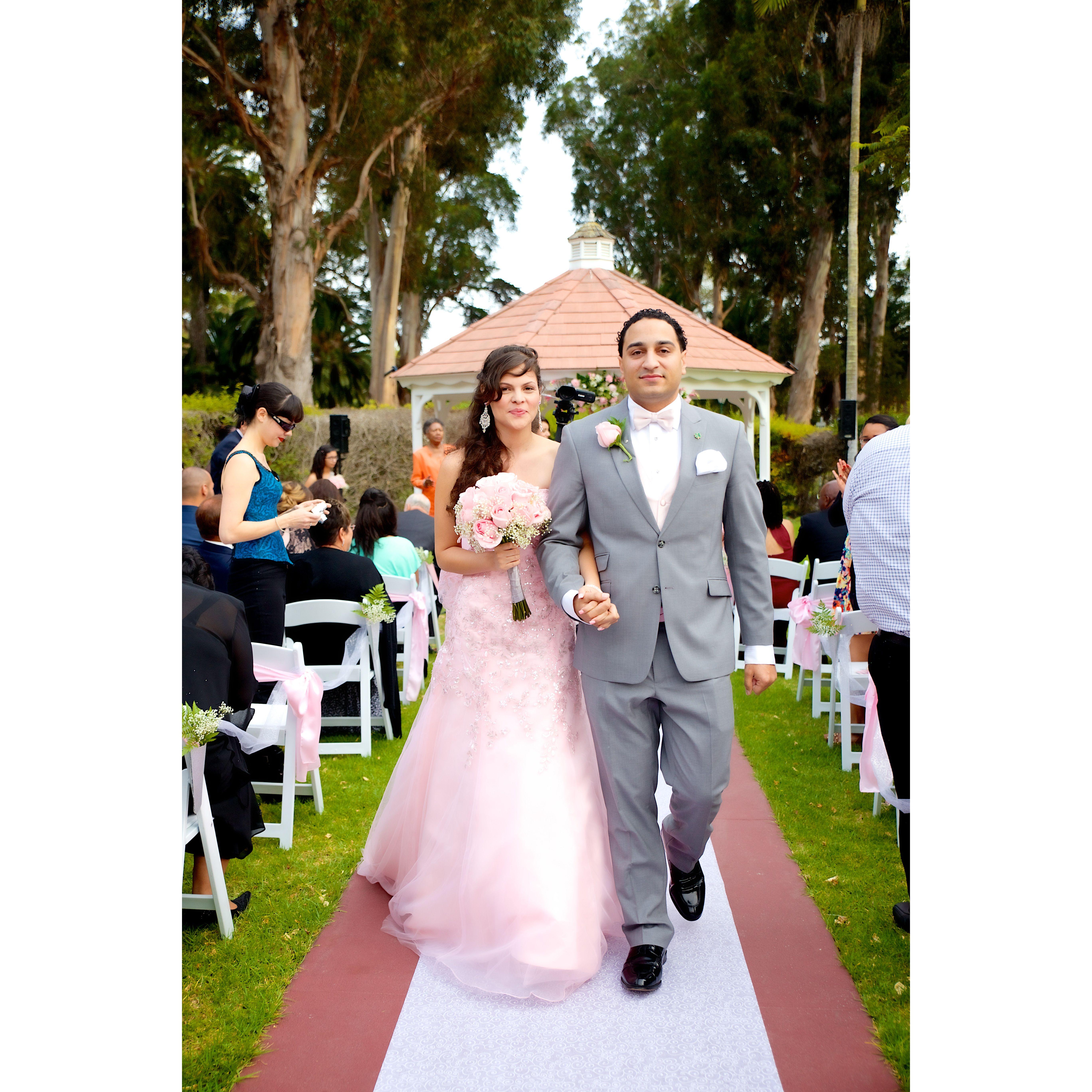 Walking out to Jay's favorite novela song