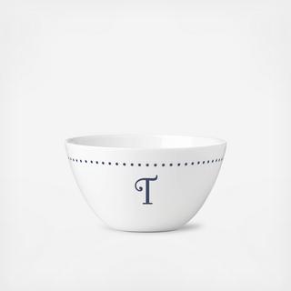 ID Navy Dots Cereal Bowl