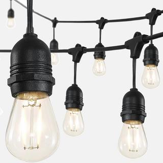 48' Rustic Industrial Bulb String Lights