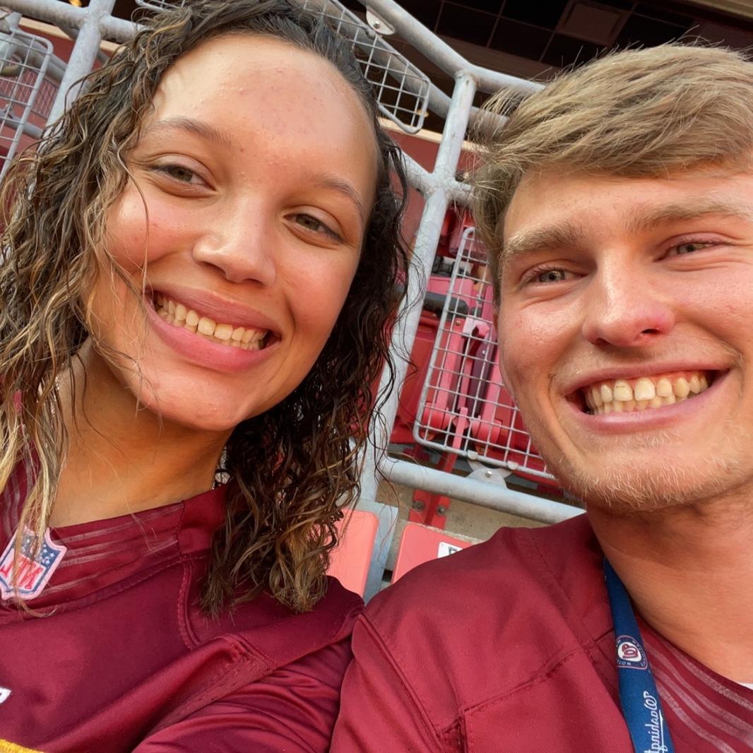 First football game together💗