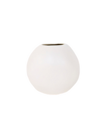 Small Sphere Vase Matte White
