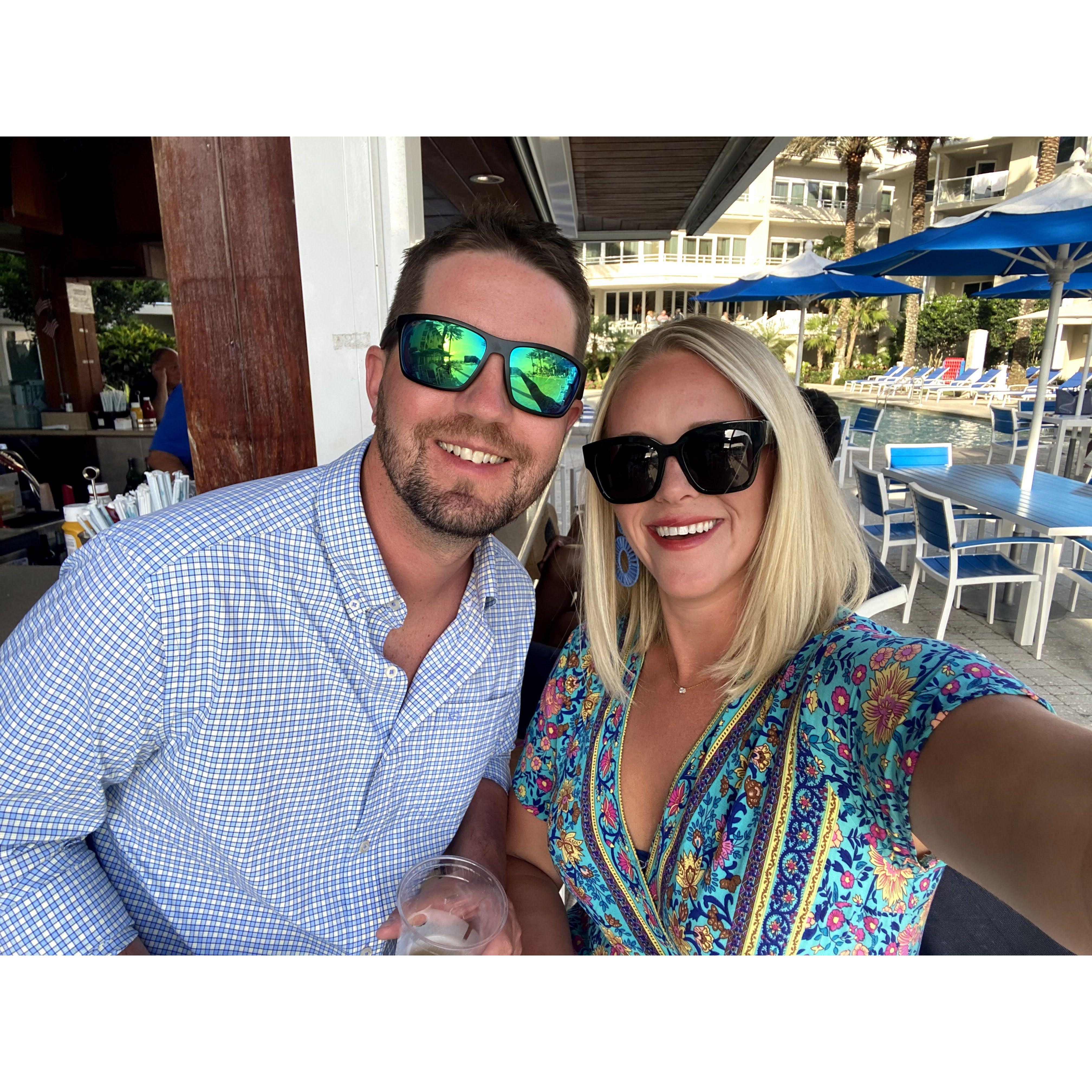 MAY 2021 - on our way to dinner in downtown Naples, FL