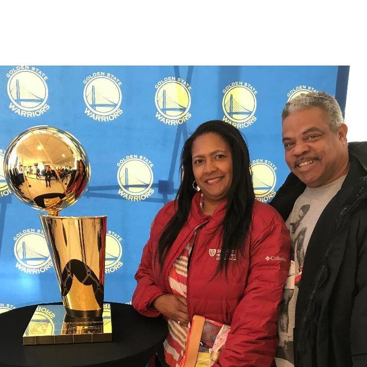 Golden State Warriors game in East Bay.