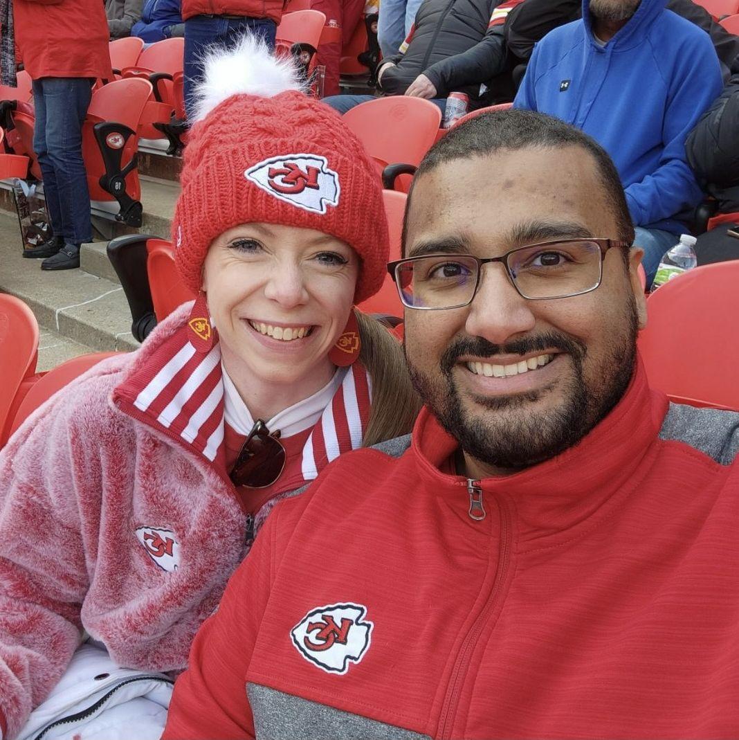 Our first Chiefs game!
