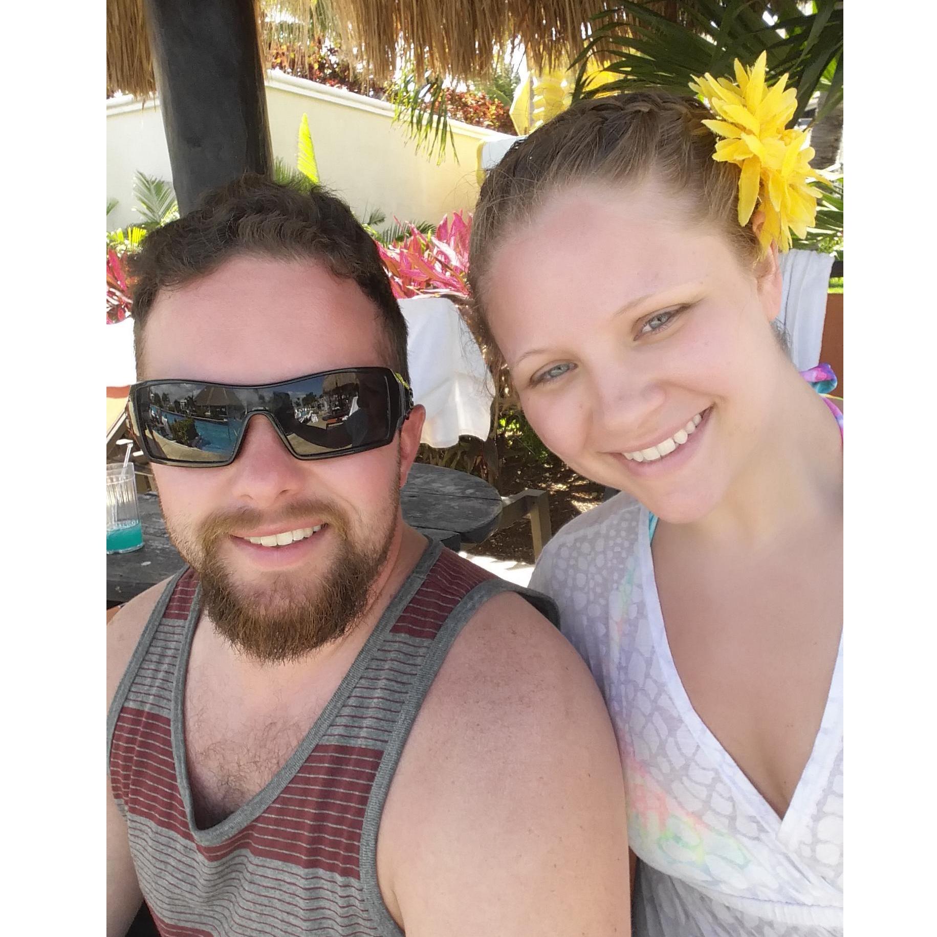 During Dave's family vacation to Mexico.
March 2017