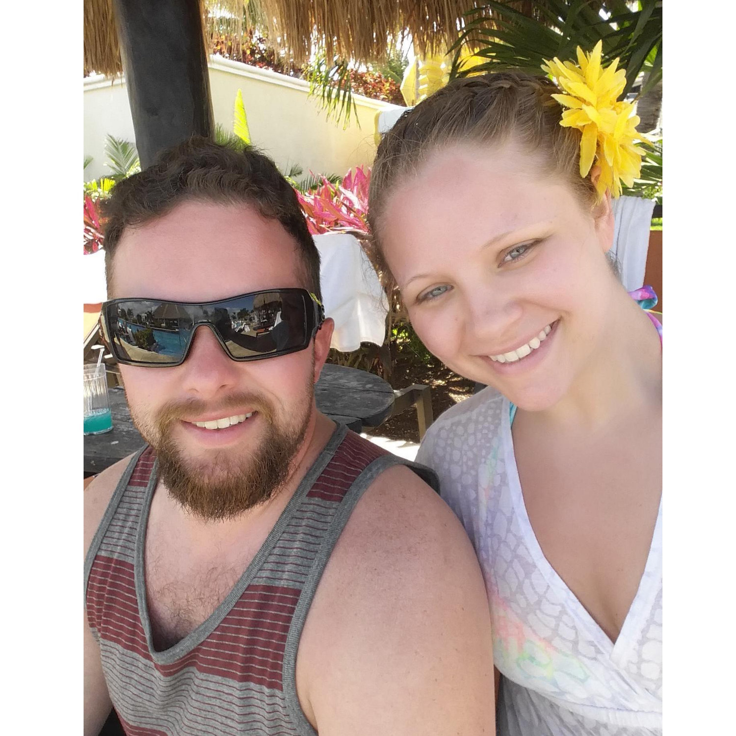 During Dave's family vacation to Mexico.
March 2017