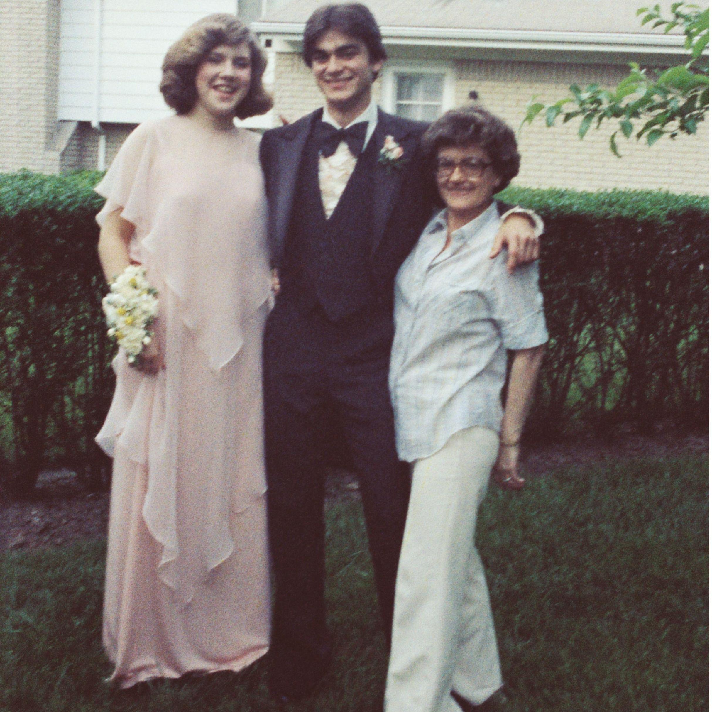 Here we are with Fran's Mom! What a treasured photo.