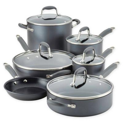 Anolon® Advanced™ Home Hard-Anodized Nonstick 11-Piece Cookware Set in Moonstone