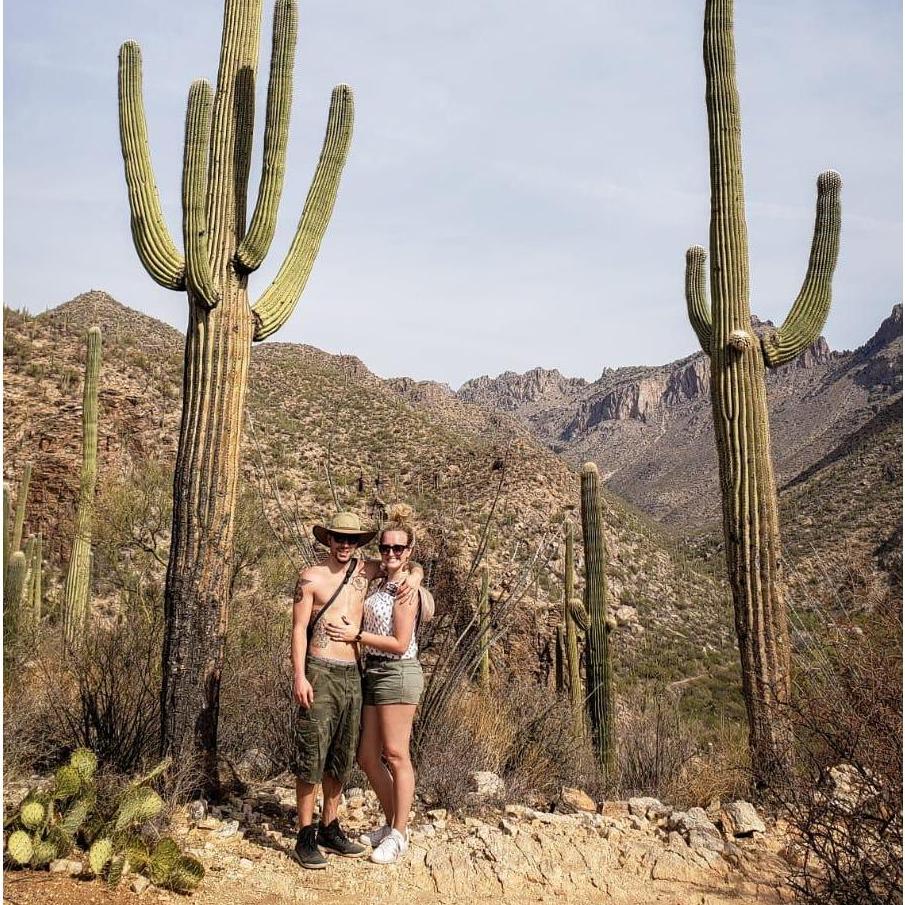 David's homeland - Micah got to meet my saguaro cousins in all their glory