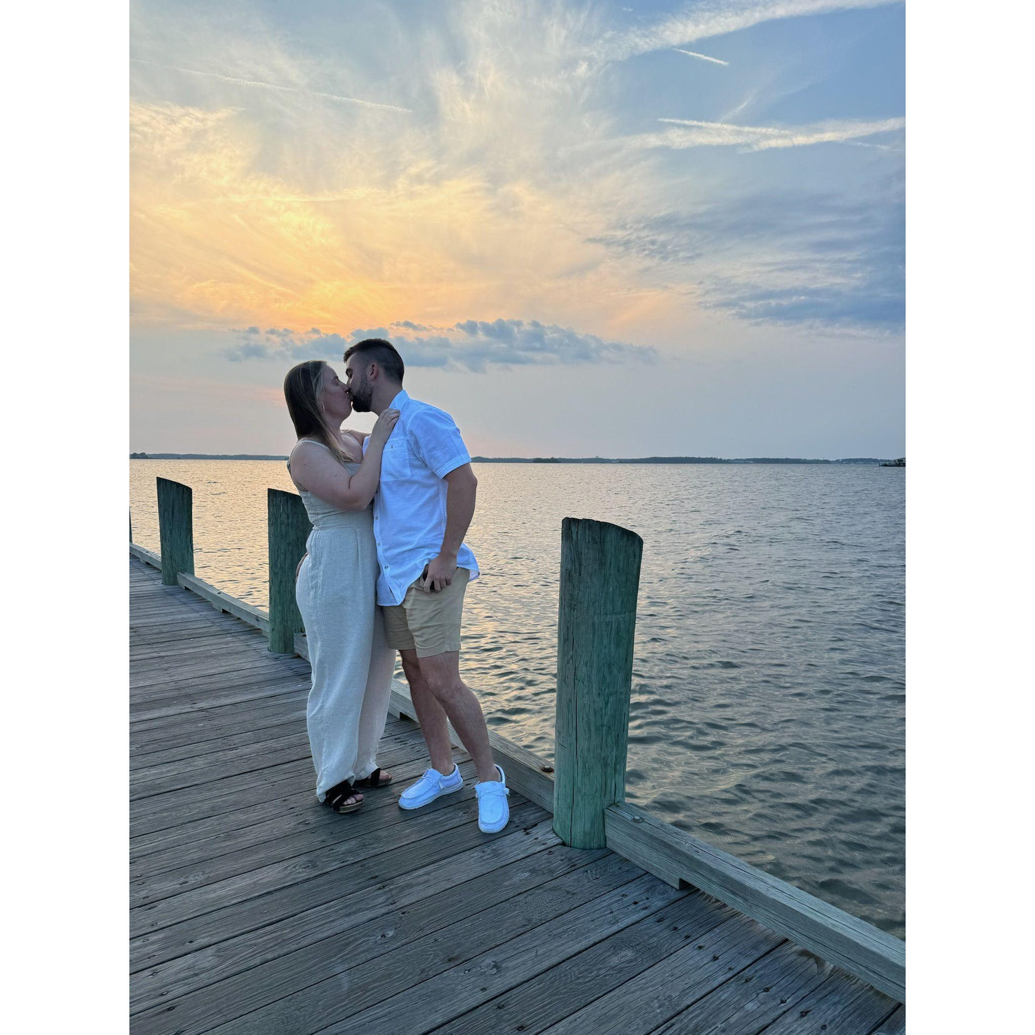 The moment before he got down on one knee