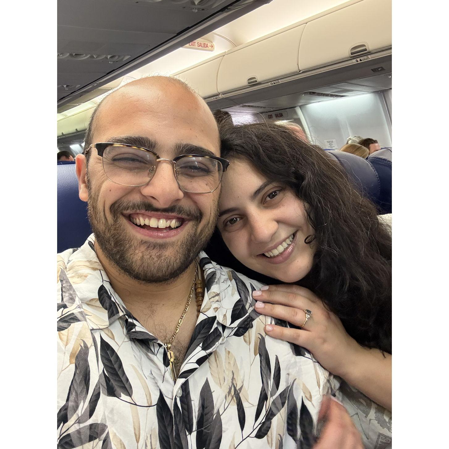 Traveling as an engaged couple to visit family in California! - 2025