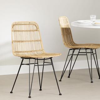 Balka Rattan Dining Chair, Set of 2