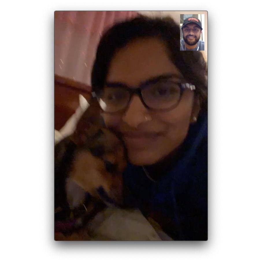 Our early FaceTime days in 2019 :)
