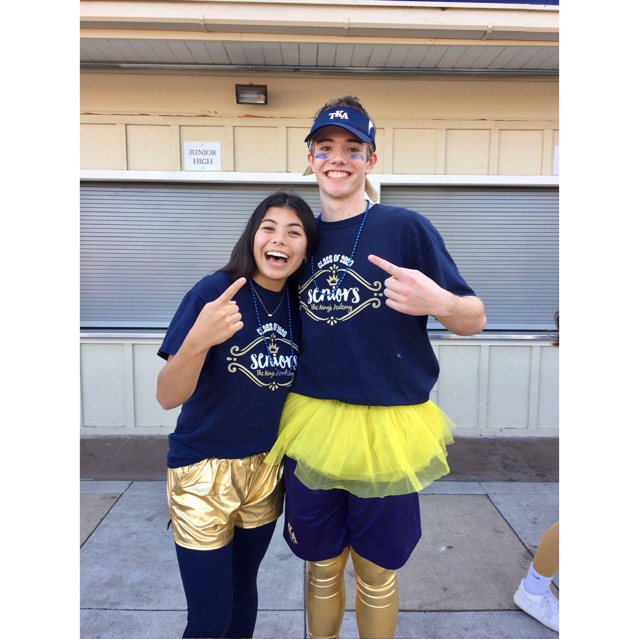 A photo from the very place we met during Spirit week our Senior Year
