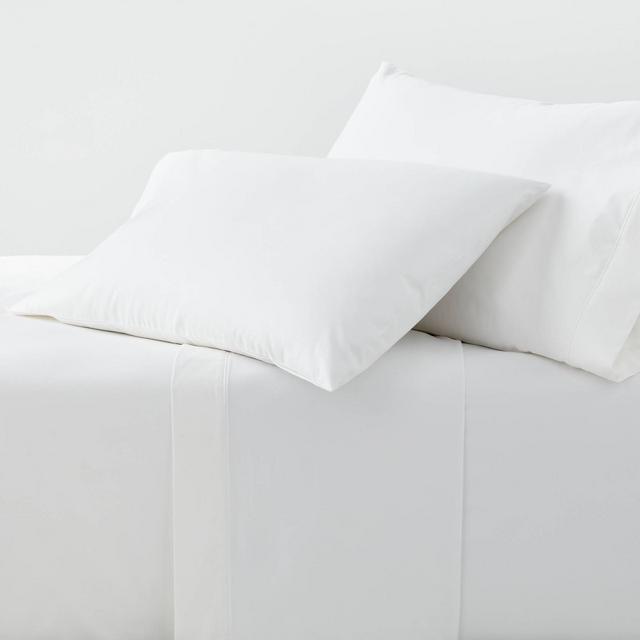 King 800 Thread Count 4pc Hotel Collection Sheet Set Single Baratta White - Threshold™