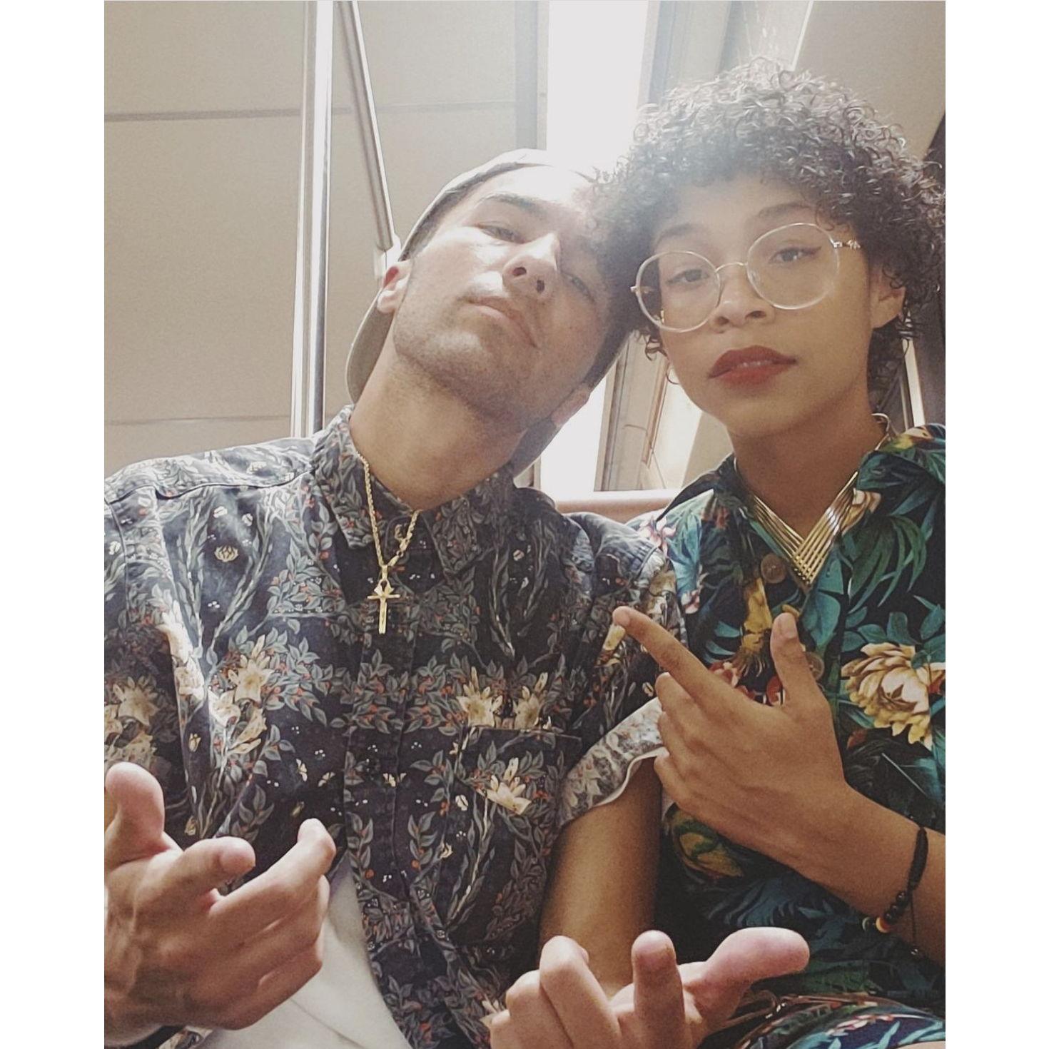 Irish and Ashlyn on their way to see Desus and Mero. 2019