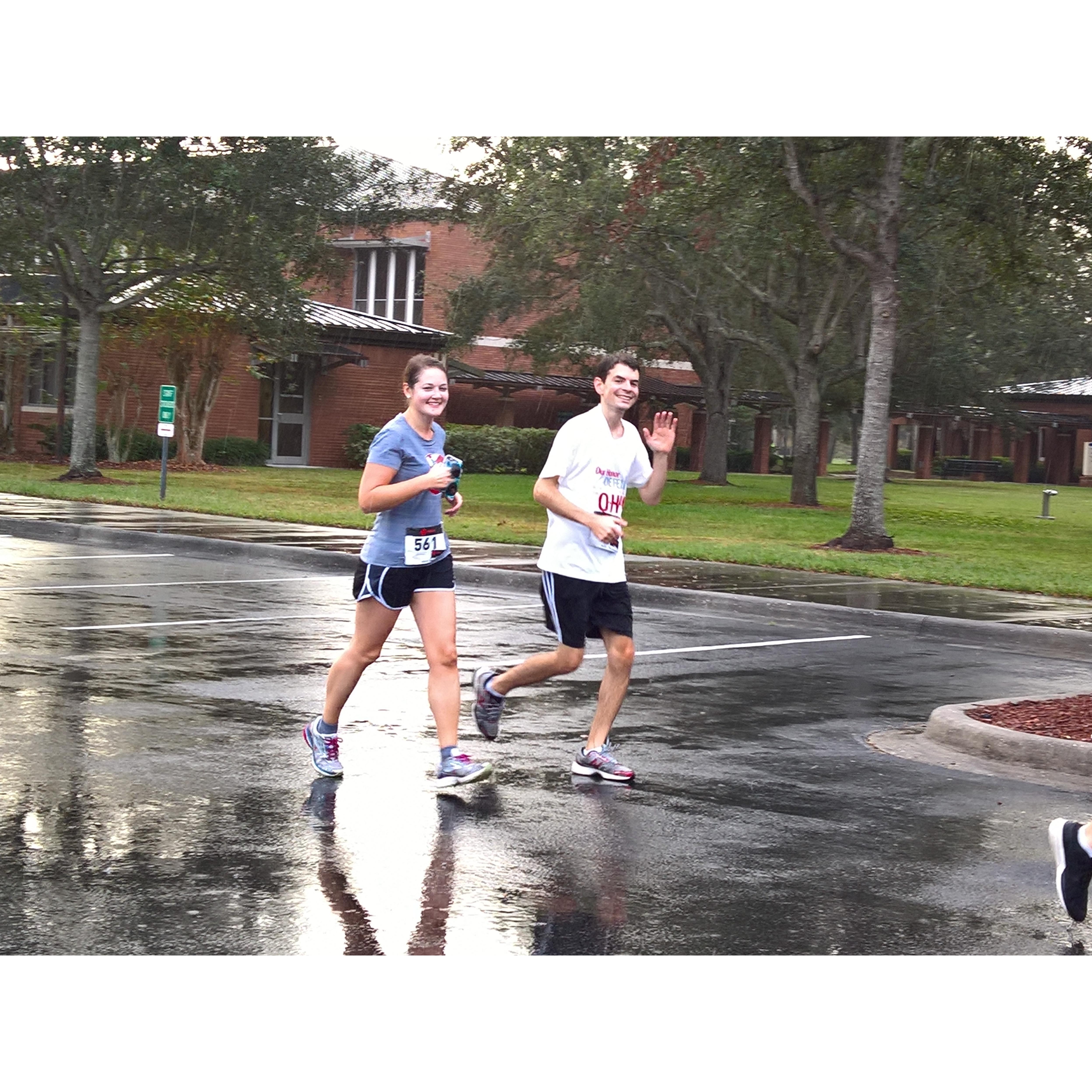 November 2017 - Port Charlotte, Florida - our best turkey trot time yet