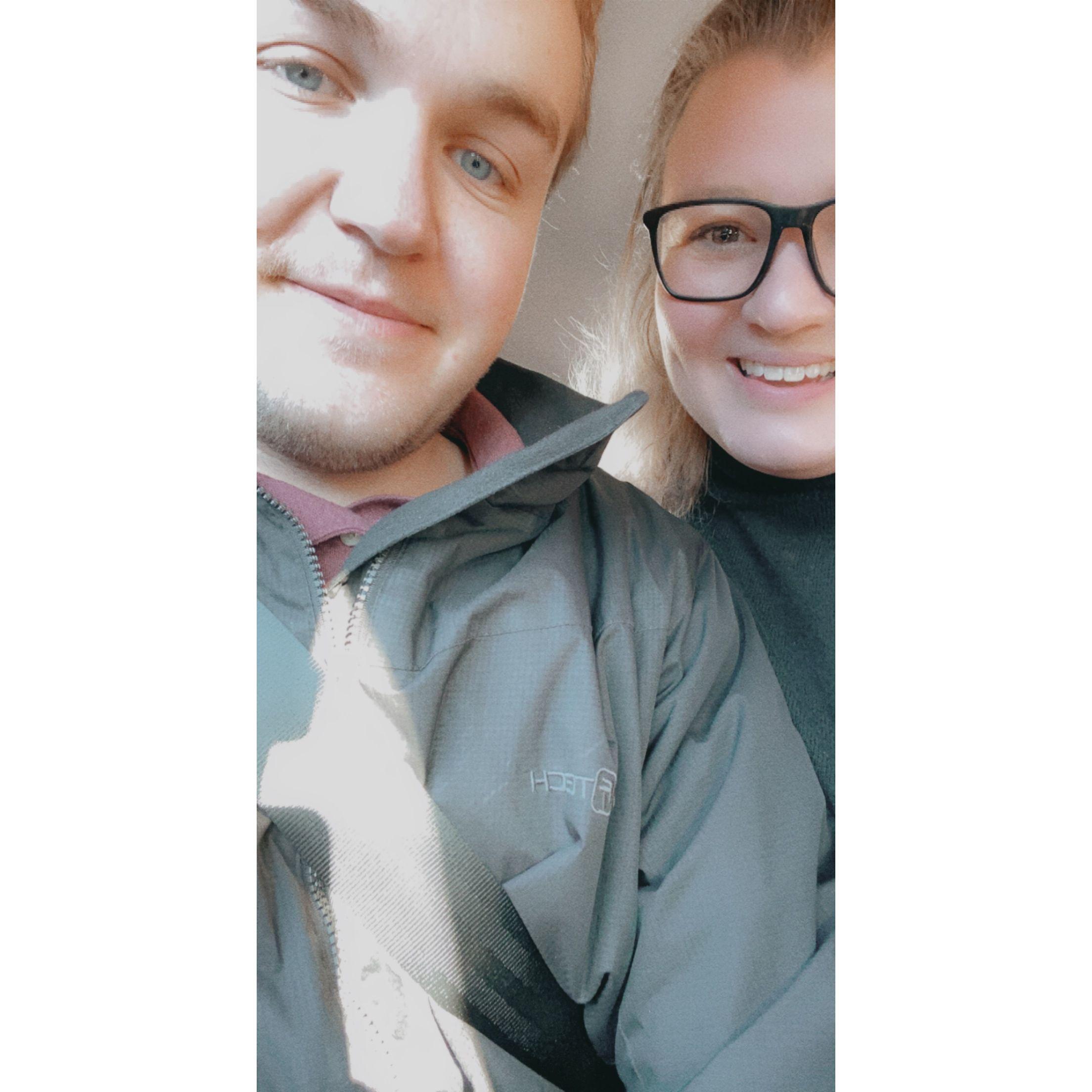 Daniel & Denali selfie.