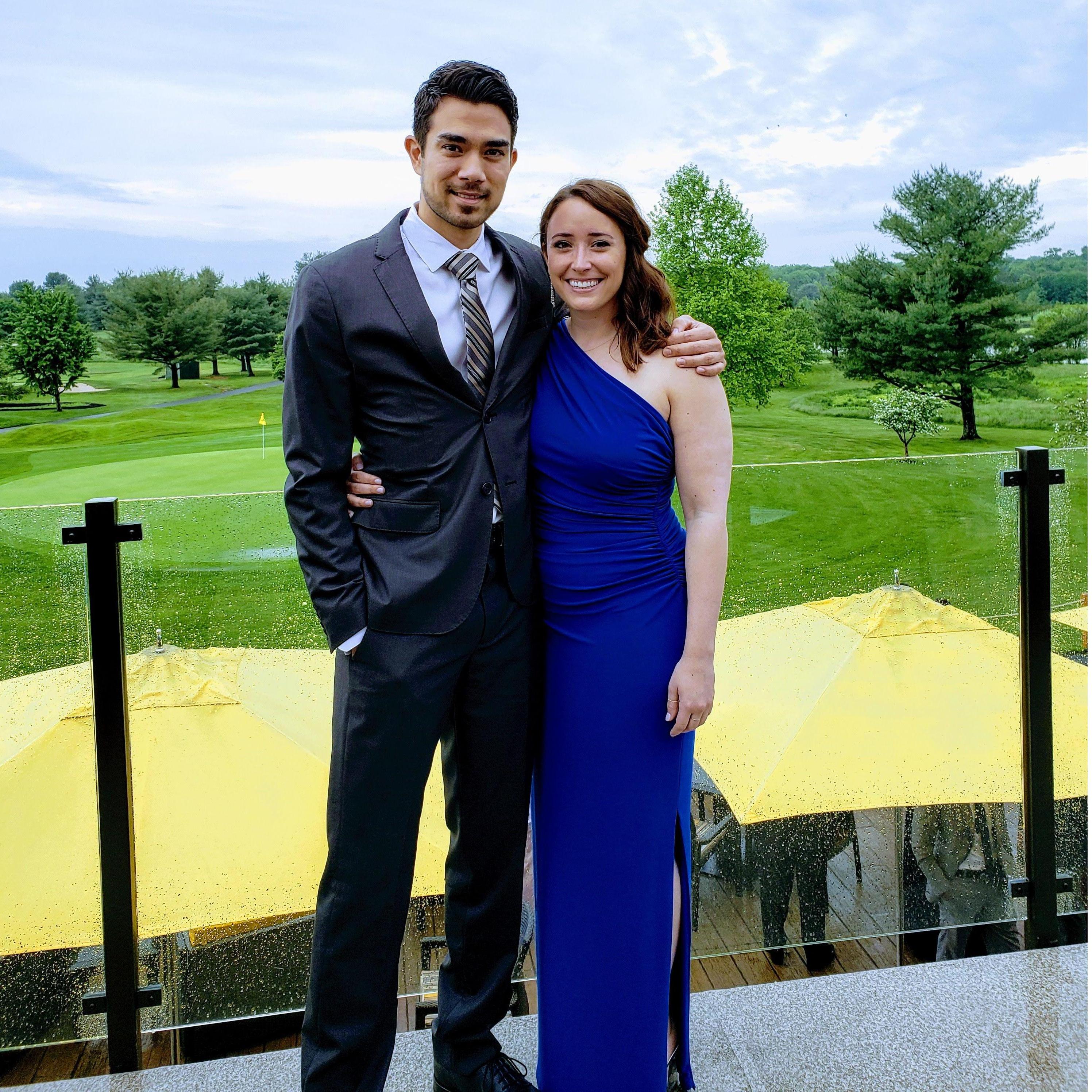 Sammi and Vic's wedding day