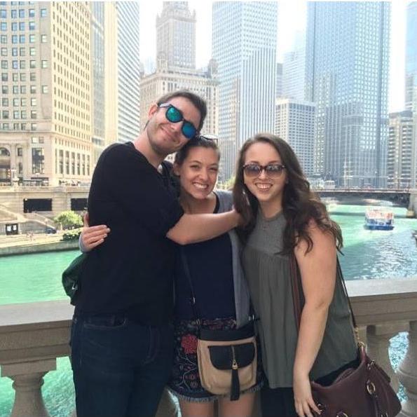 Our best friend visits in Chicago!