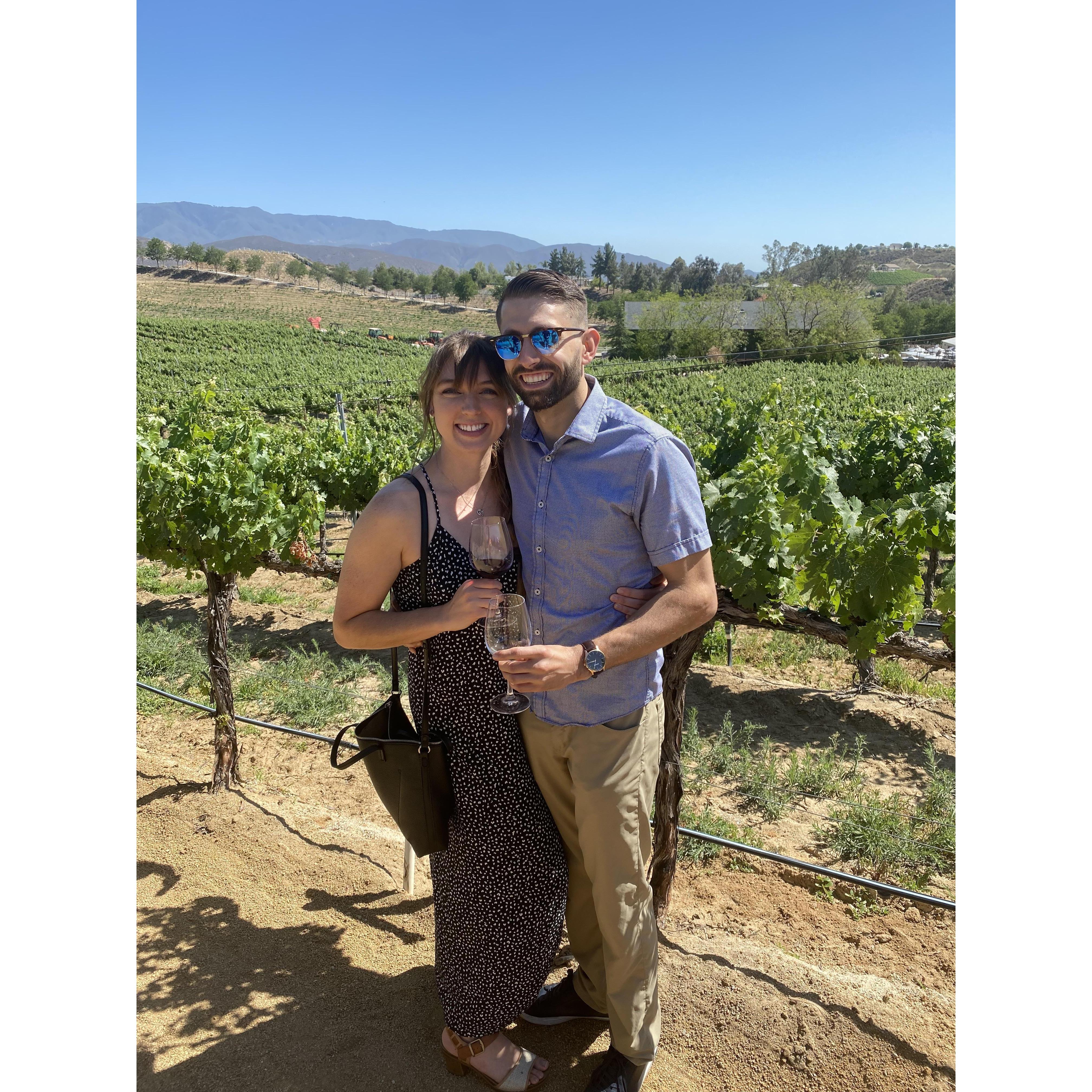 Wine tasting in Temecula