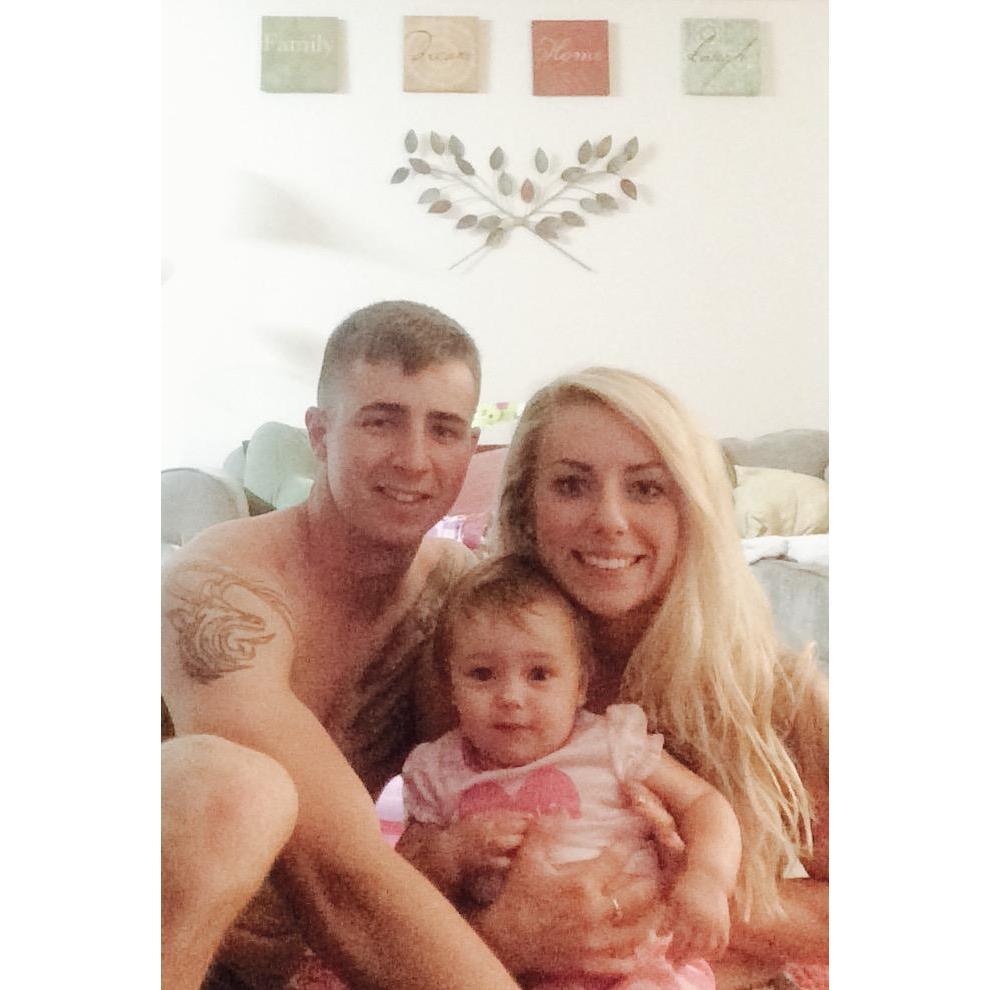 Our first family photo together.