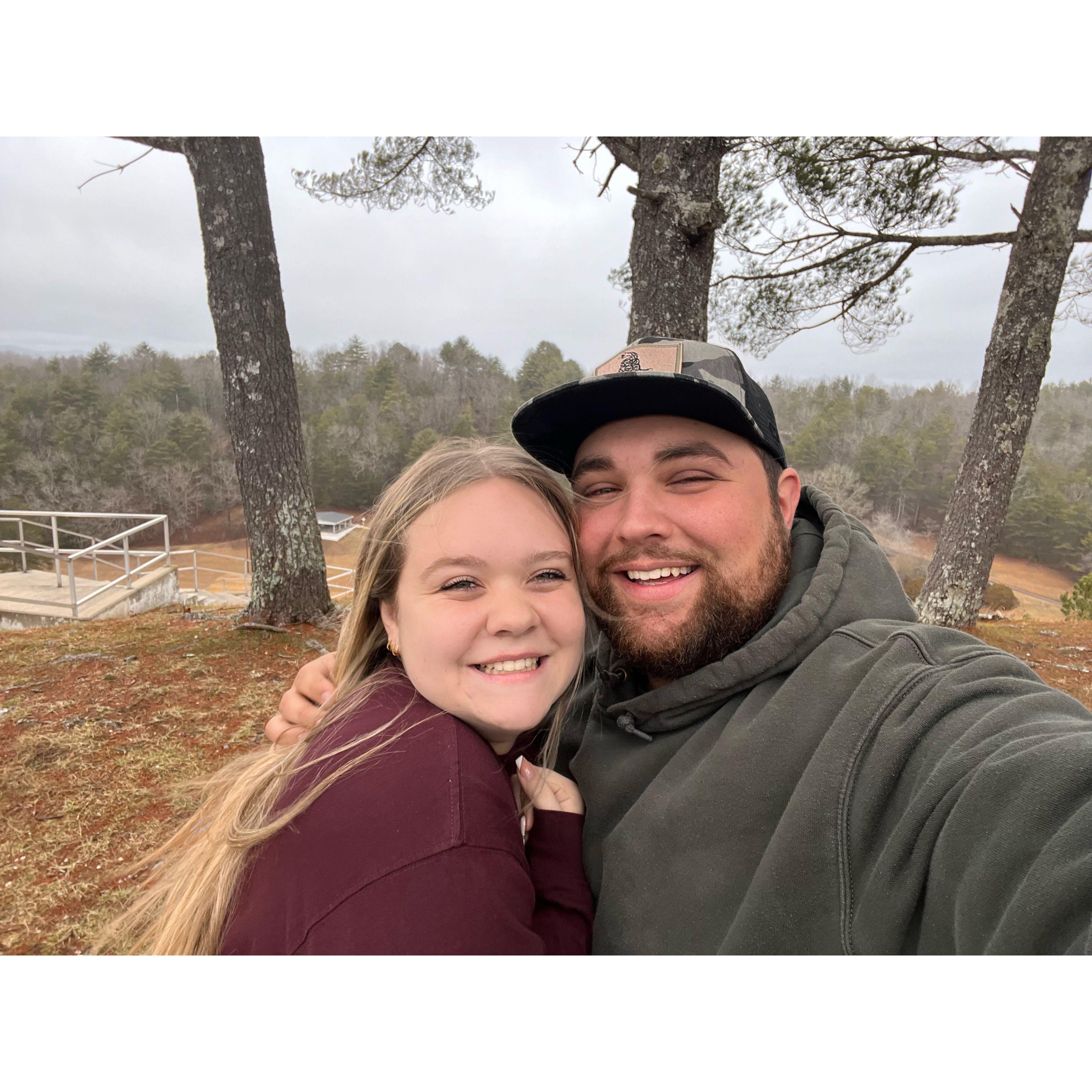 It was 28 degrees in this picture!!