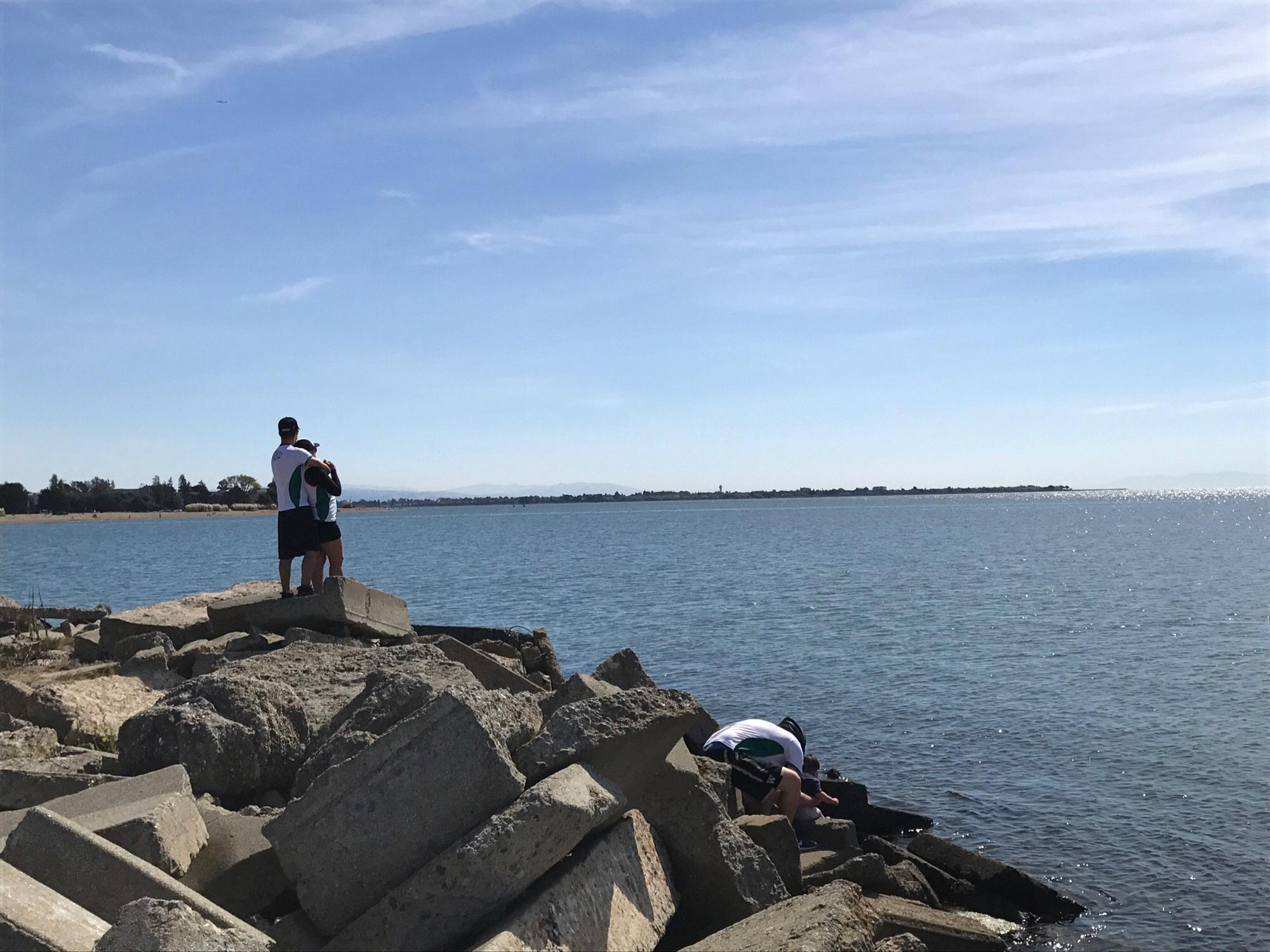 Annual Acosta Family Bike ride over looking the Peninsula