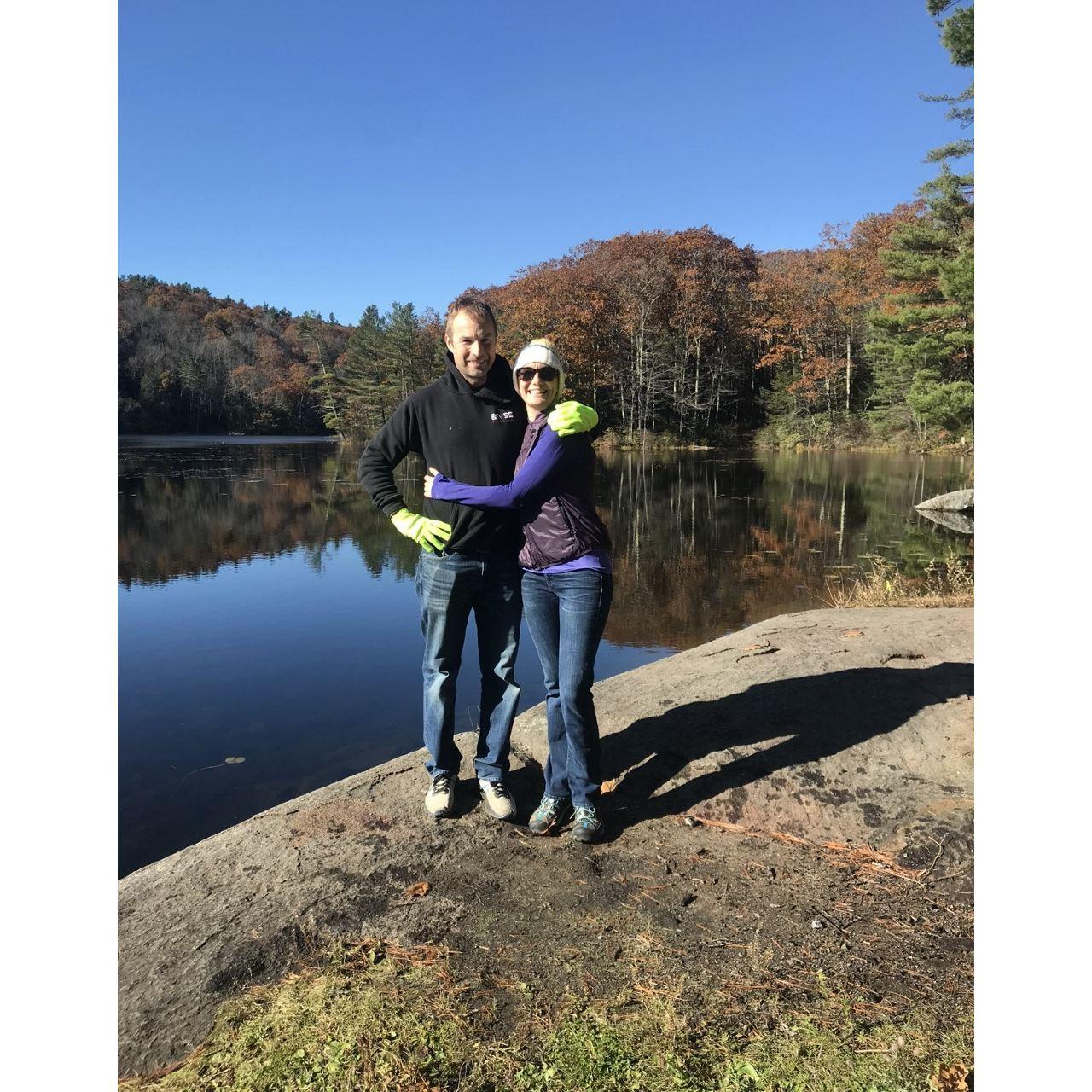 Local Catamount hike in the fall