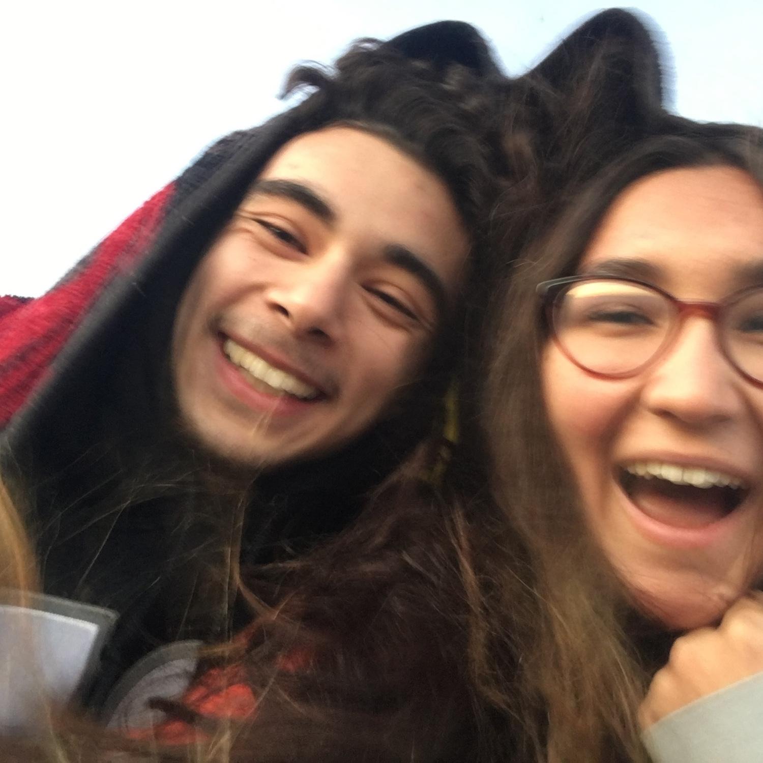 Our first time ever hanging out!